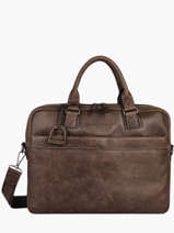 Leather Spider Briefcase 2 Compartments Etrier spider ESPI8022