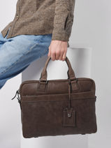 1 Compartment Spider Business Bag  With 15" Laptop Sleeve Etrier spider ESPI8021-vue-porte