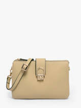 Shoulder Bag Equestre Leather Etrier Beige equestre EEQT0143