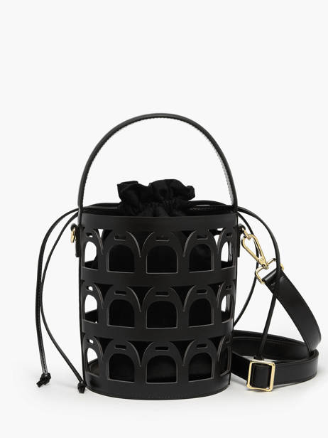 Bucket Bag Epona Leather Etrier Black epona EEPO136M other view 4